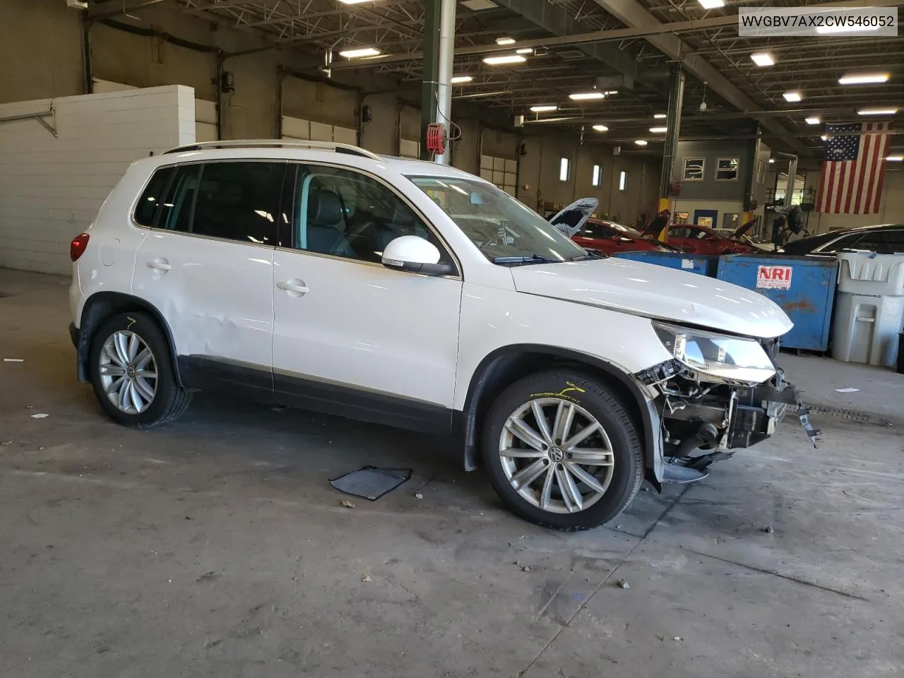 2012 Volkswagen Tiguan S VIN: WVGBV7AX2CW546052 Lot: 73377884