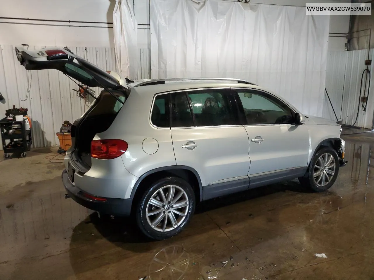 2012 Volkswagen Tiguan S VIN: WVGBV7AX2CW539070 Lot: 73399914