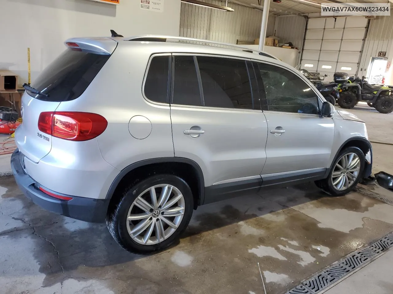 2012 Volkswagen Tiguan S VIN: WVGAV7AX6CW523434 Lot: 73938354