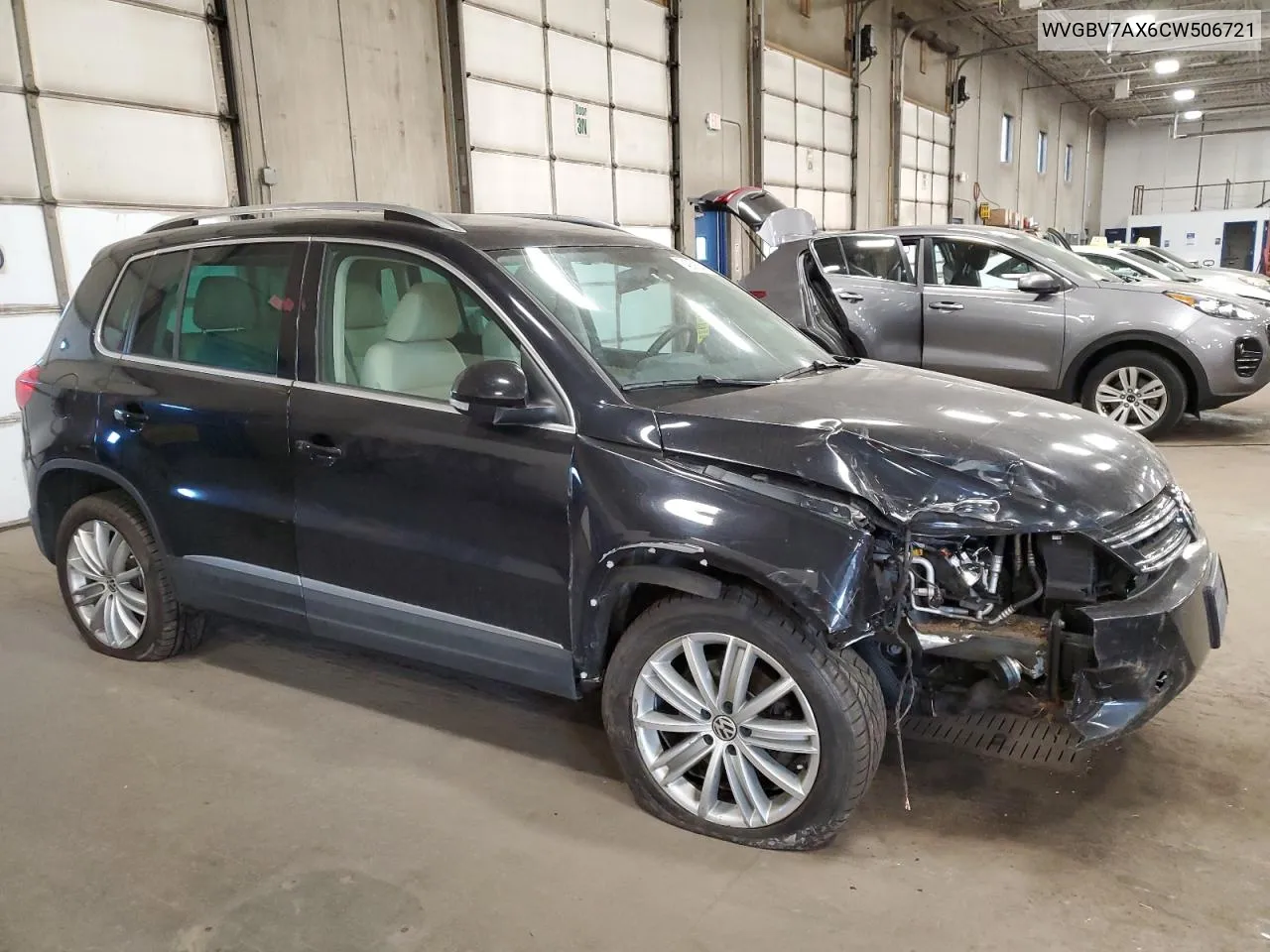 2012 Volkswagen Tiguan S VIN: WVGBV7AX6CW506721 Lot: 74059204