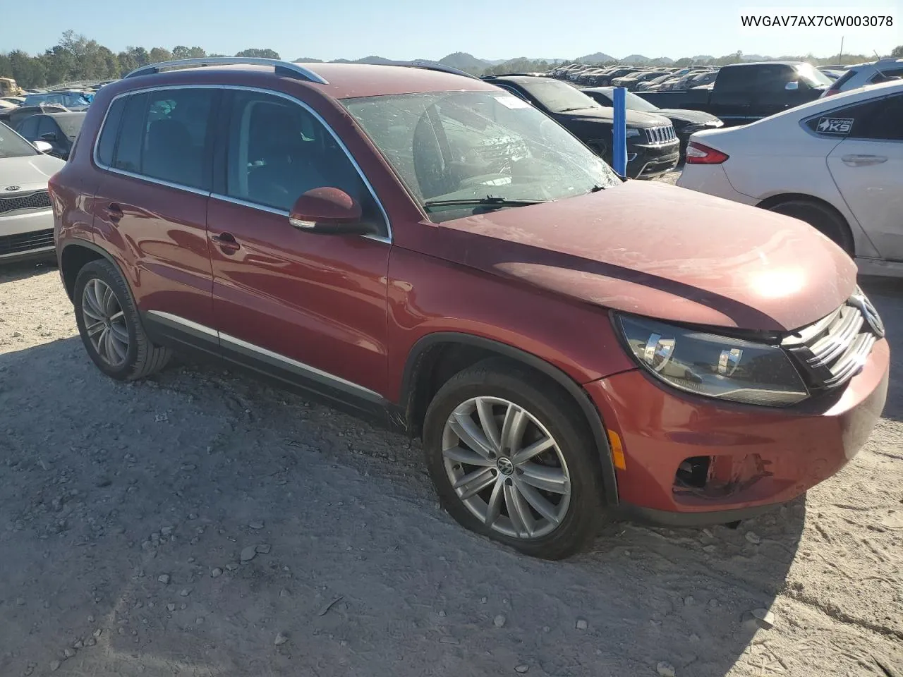 WVGAV7AX7CW003078 2012 Volkswagen Tiguan S