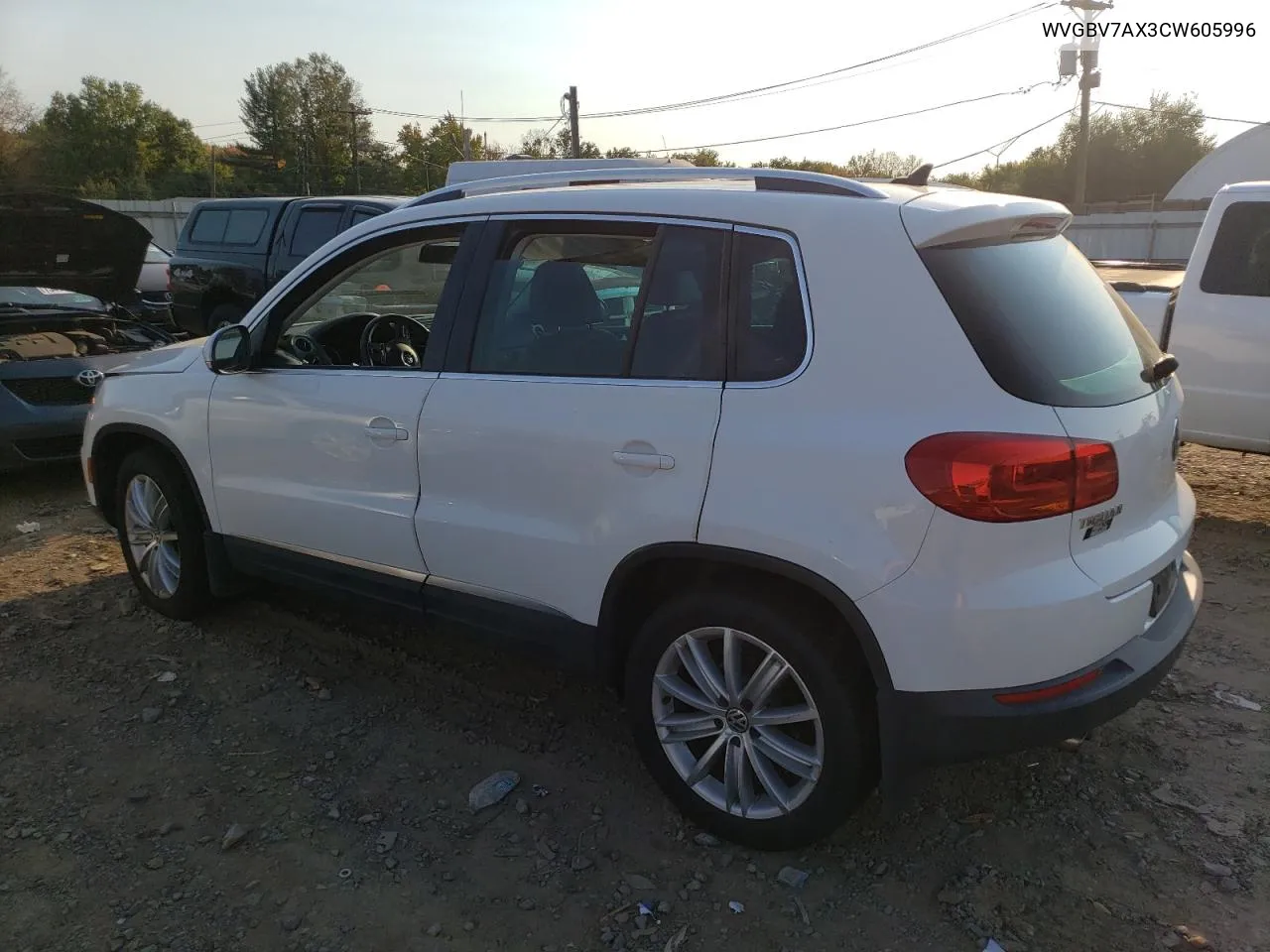 2012 Volkswagen Tiguan S VIN: WVGBV7AX3CW605996 Lot: 75756244