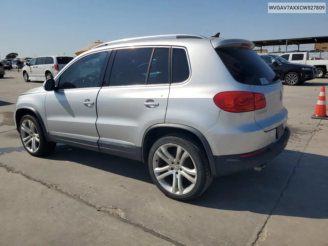 2012 Volkswagen Tiguan S VIN: WVGAV7AXXCW527809 Lot: 76131994