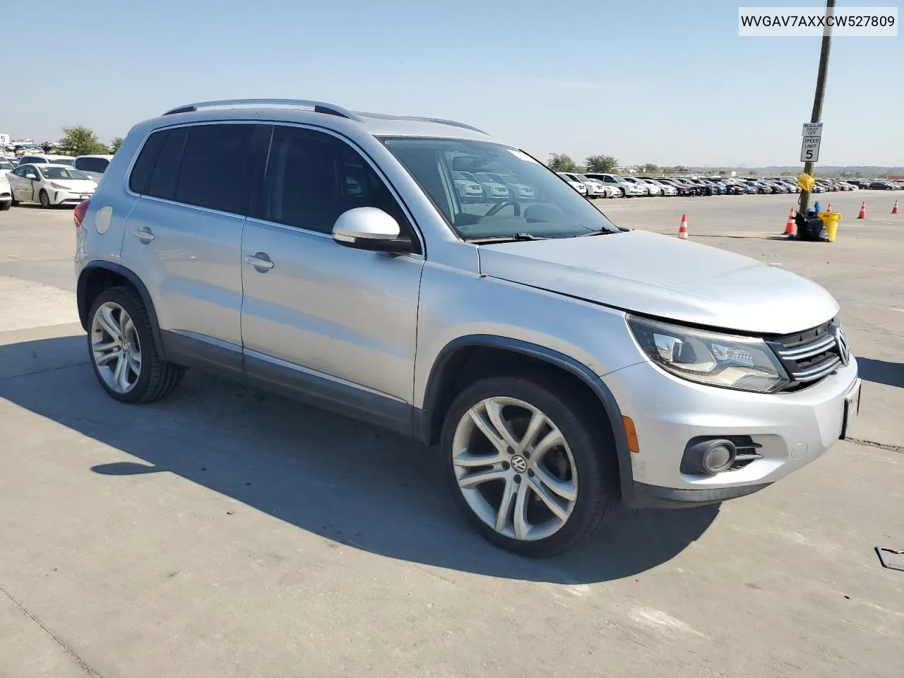 2012 Volkswagen Tiguan S VIN: WVGAV7AXXCW527809 Lot: 76131994