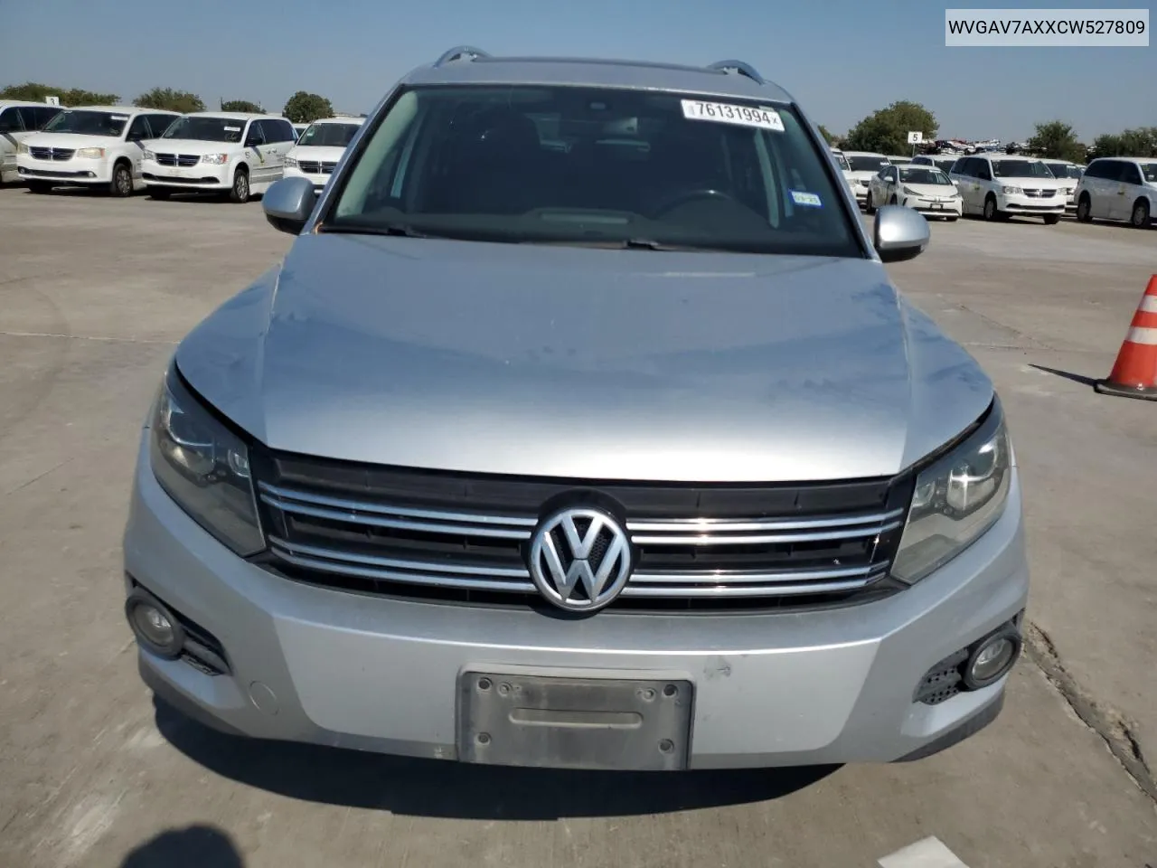 2012 Volkswagen Tiguan S VIN: WVGAV7AXXCW527809 Lot: 76131994