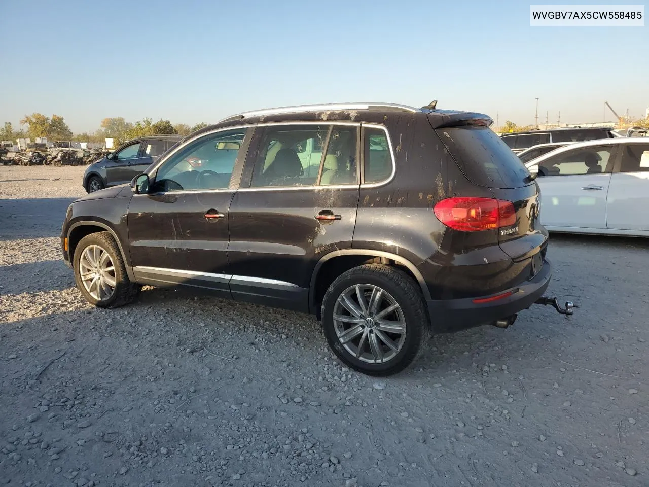 2012 Volkswagen Tiguan S VIN: WVGBV7AX5CW558485 Lot: 77001964