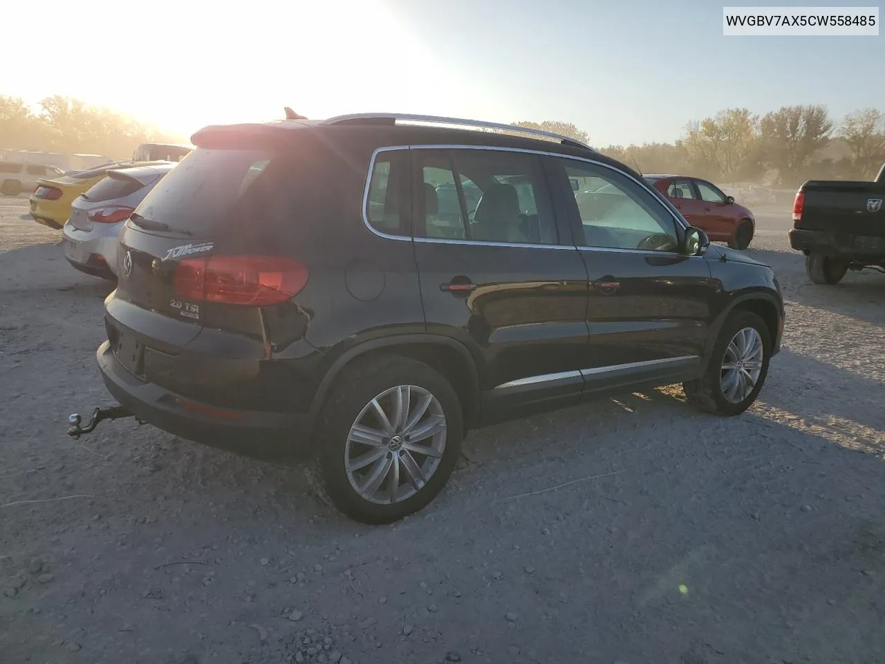 2012 Volkswagen Tiguan S VIN: WVGBV7AX5CW558485 Lot: 77001964