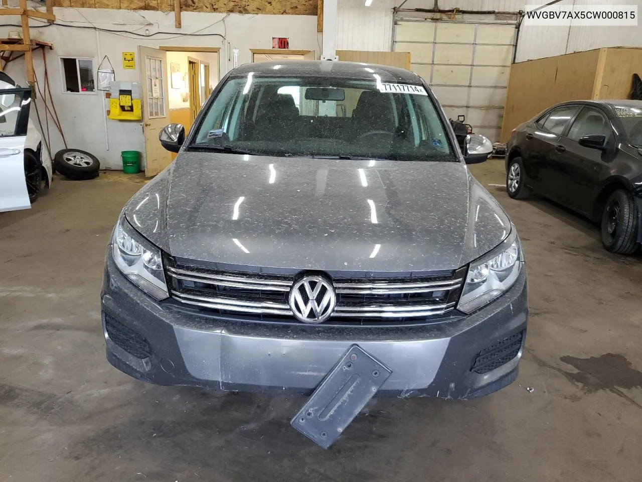 WVGBV7AX5CW000815 2012 Volkswagen Tiguan S