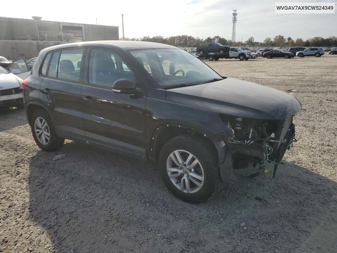 2012 Volkswagen Tiguan S VIN: WVGAV7AX9CW524349 Lot: 78047824