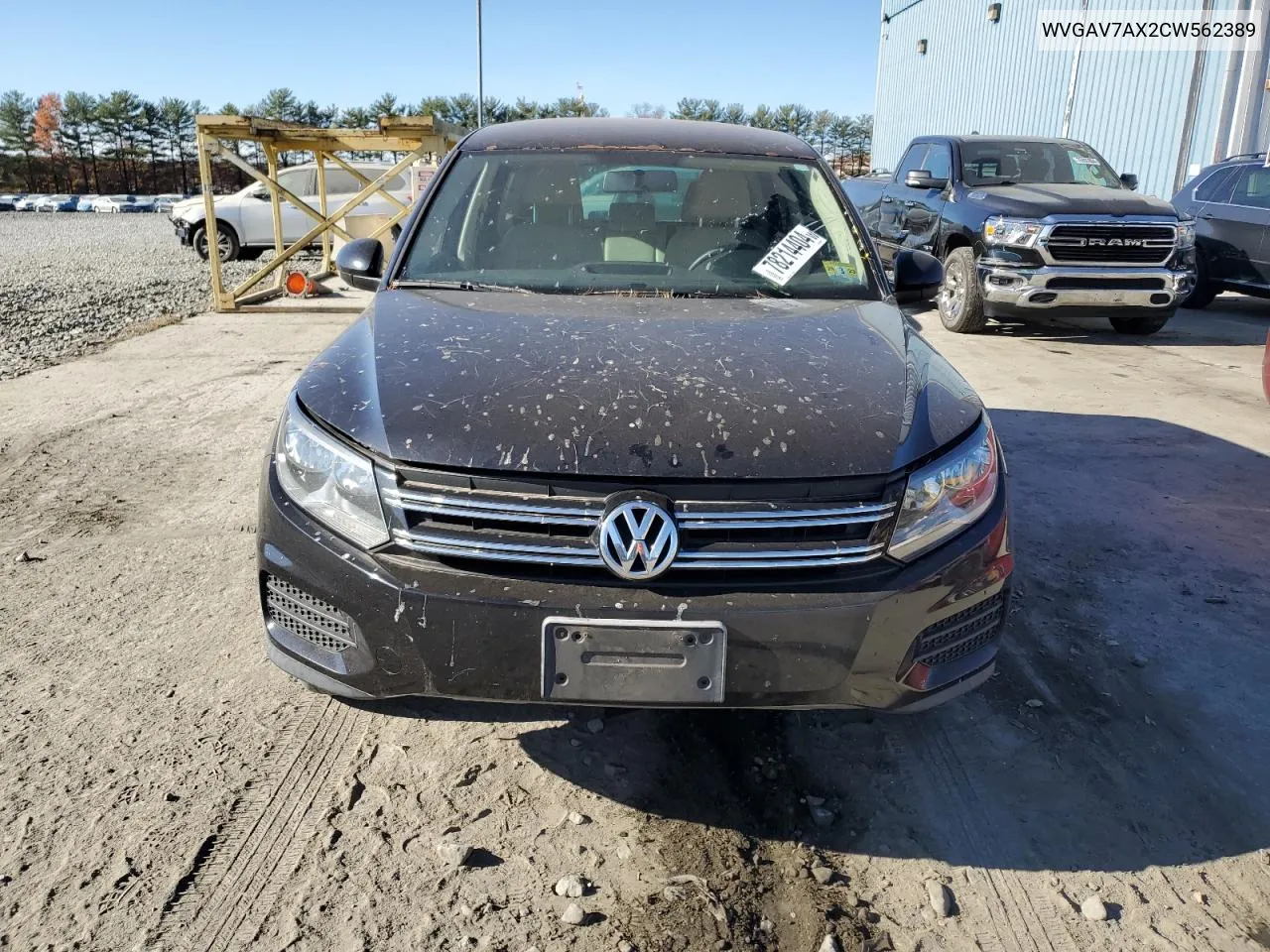 2012 Volkswagen Tiguan S VIN: WVGAV7AX2CW562389 Lot: 78214404