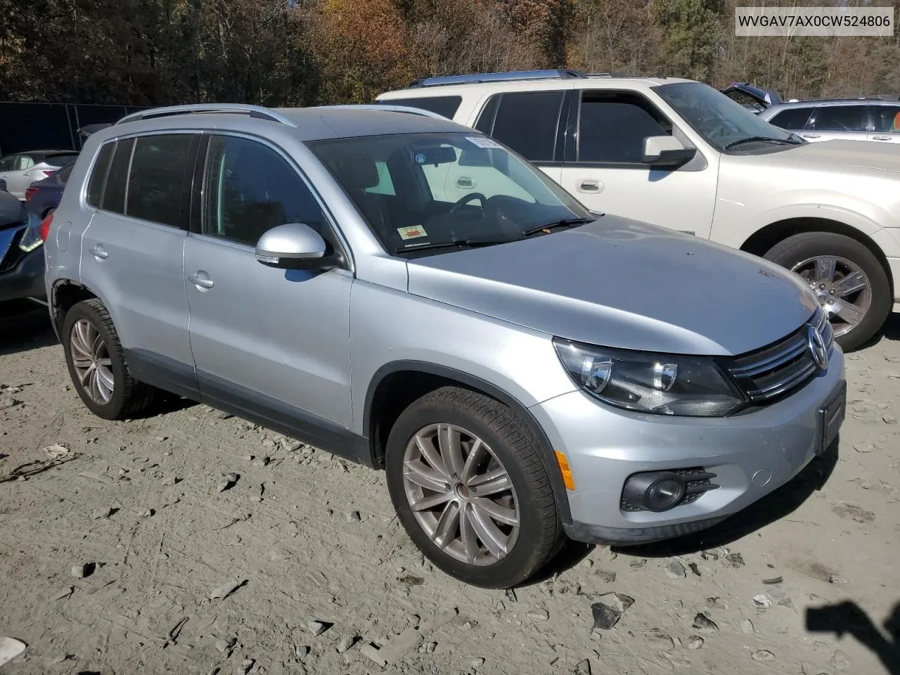 2012 Volkswagen Tiguan S VIN: WVGAV7AX0CW524806 Lot: 78781194