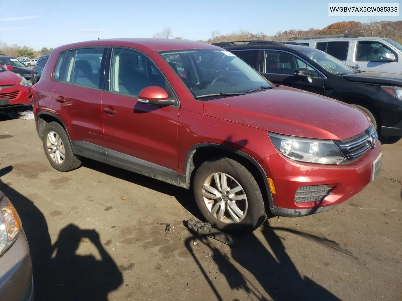 2012 Volkswagen Tiguan S VIN: WVGBV7AX5CW085333 Lot: 79332894