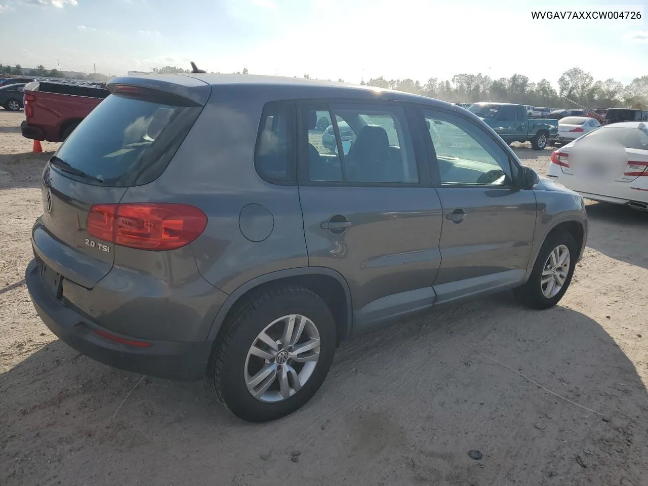 2012 Volkswagen Tiguan S VIN: WVGAV7AXXCW004726 Lot: 80359974