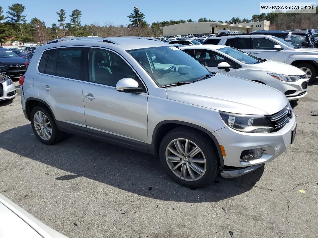 2013 Volkswagen Tiguan S VIN: WVGBV3AX6DW609230 Lot: 49088224