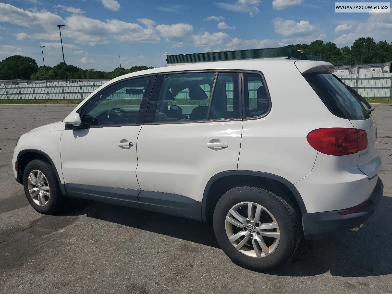 2013 Volkswagen Tiguan S VIN: WVGAV7AX5DW540632 Lot: 57294994