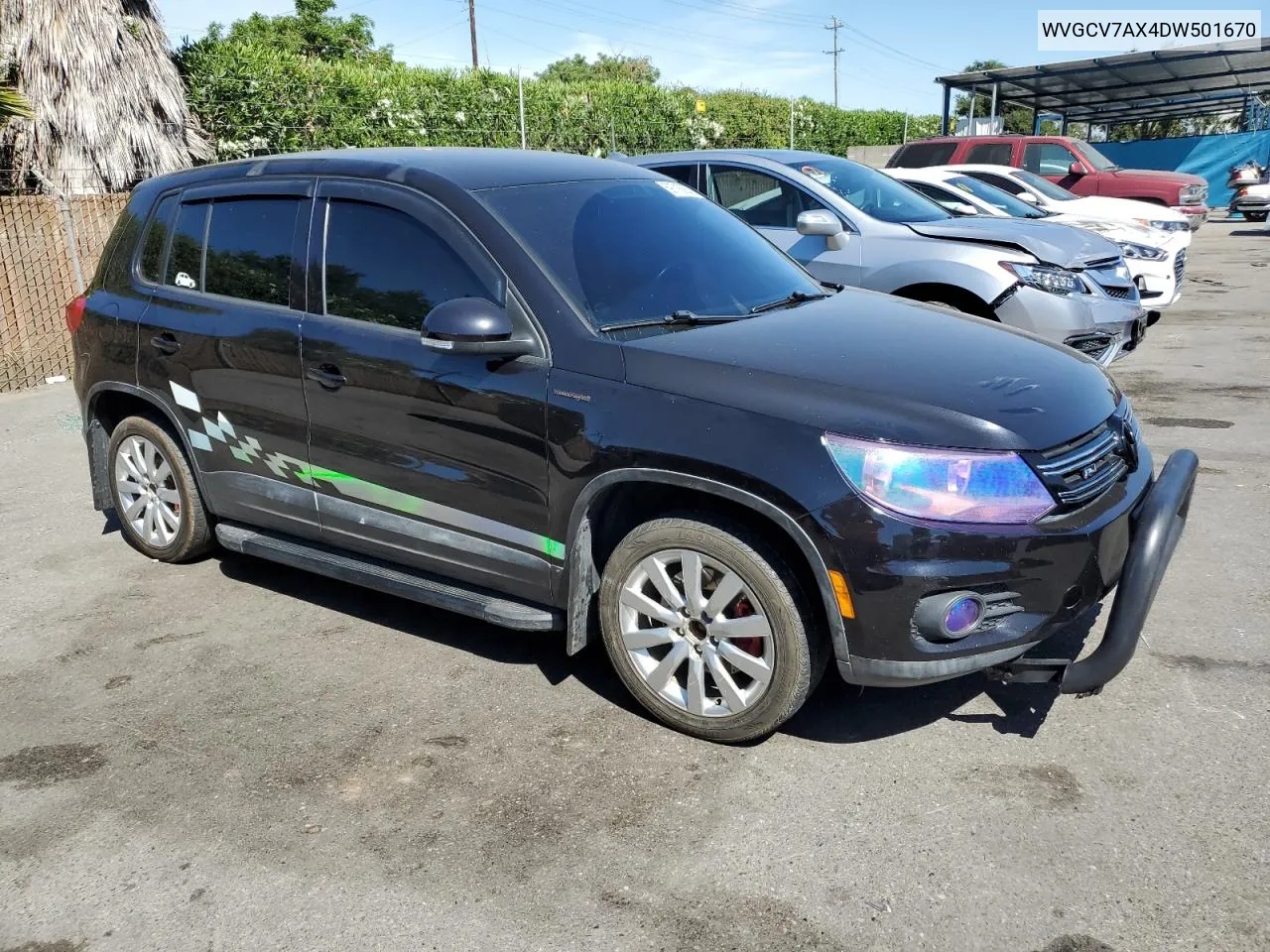 WVGCV7AX4DW501670 2013 Volkswagen Tiguan S