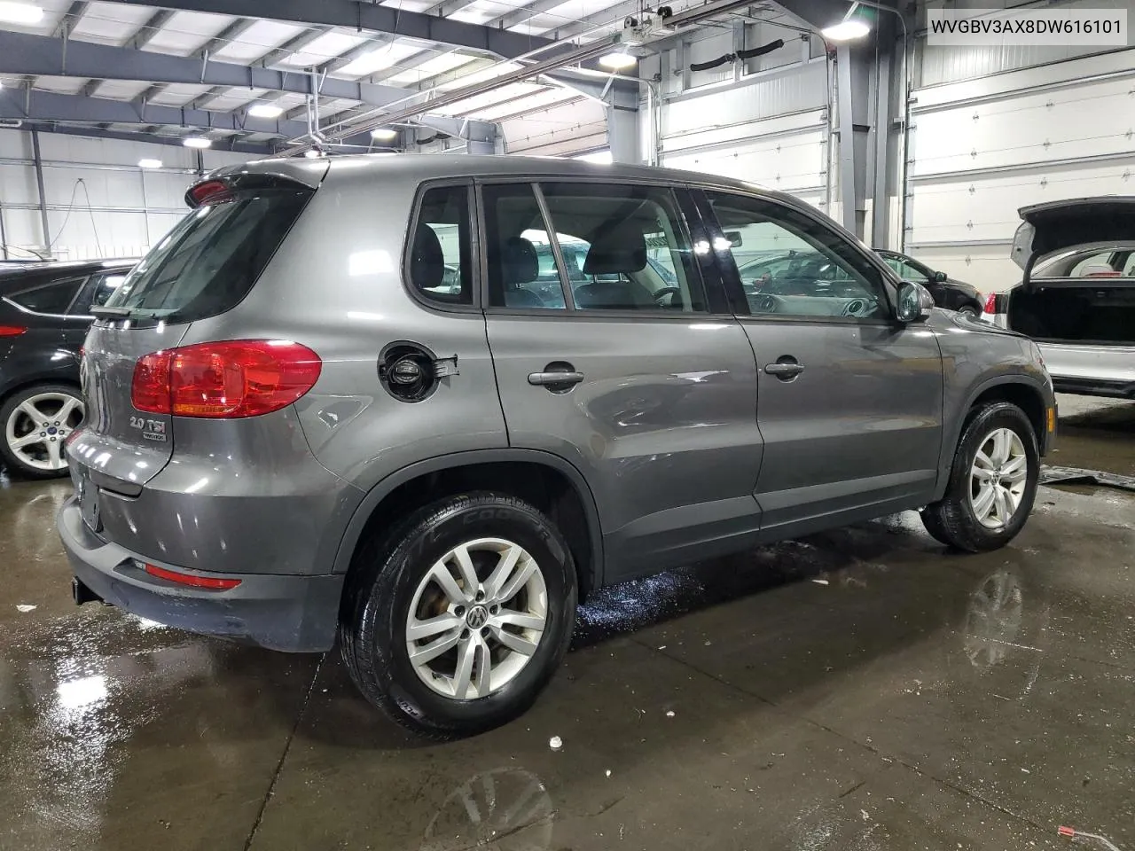 WVGBV3AX8DW616101 2013 Volkswagen Tiguan S