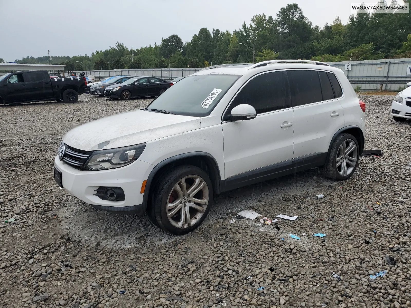 2013 Volkswagen Tiguan S VIN: WVGAV7AX5DW546463 Lot: 67154704