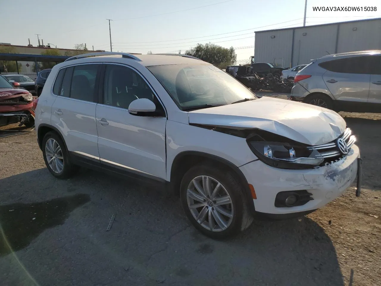 2013 Volkswagen Tiguan S VIN: WVGAV3AX6DW615038 Lot: 70617254