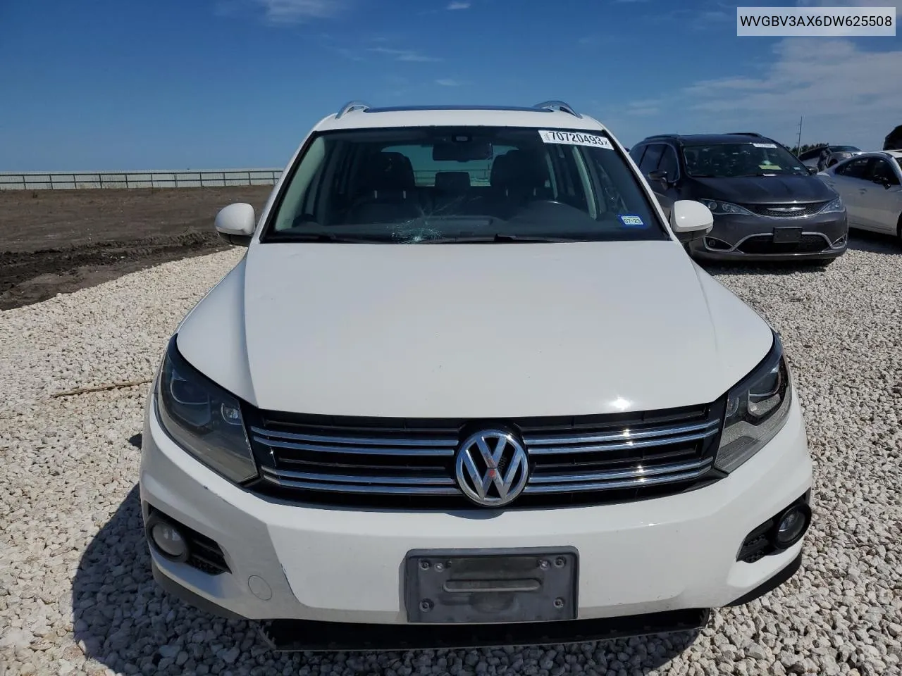 2013 Volkswagen Tiguan S VIN: WVGBV3AX6DW625508 Lot: 70720493