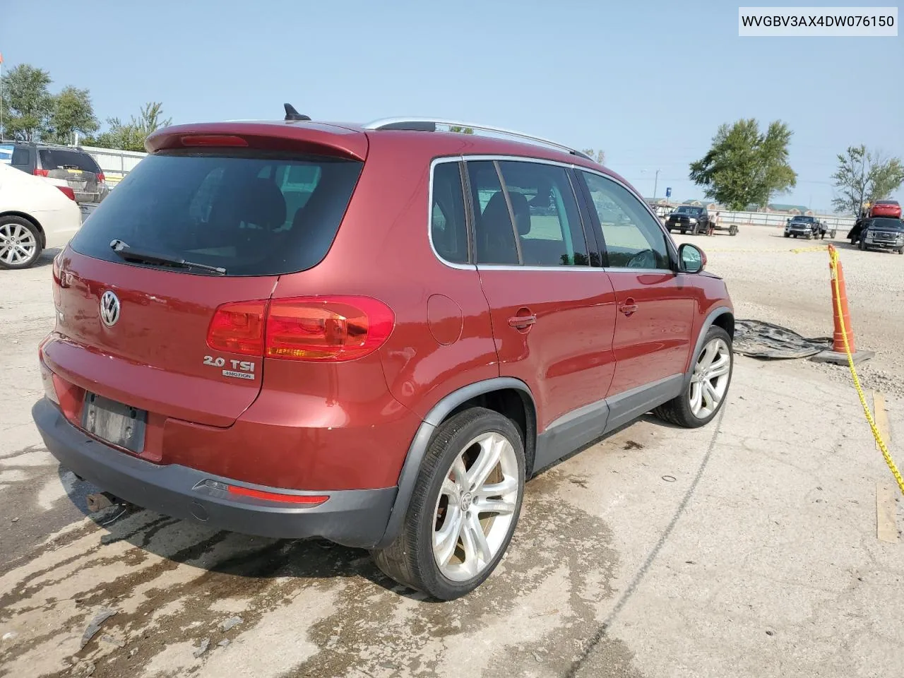 2013 Volkswagen Tiguan S VIN: WVGBV3AX4DW076150 Lot: 70895034