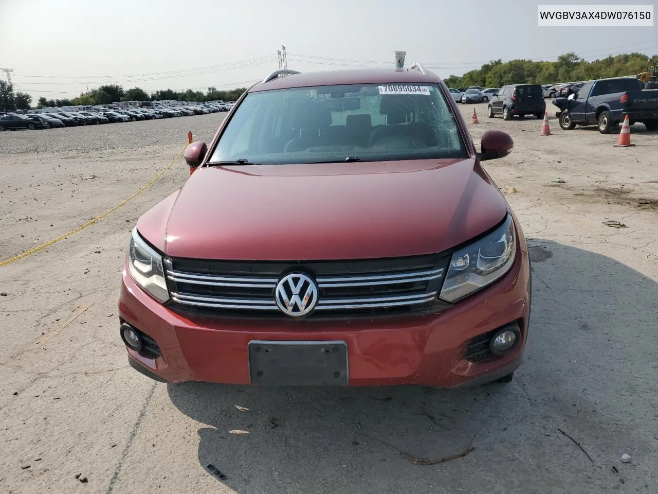 WVGBV3AX4DW076150 2013 Volkswagen Tiguan S