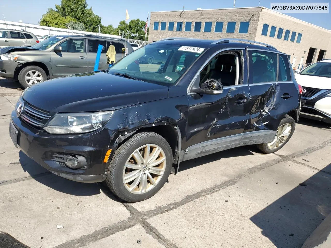 WVGBV3AX0DW077845 2013 Volkswagen Tiguan S