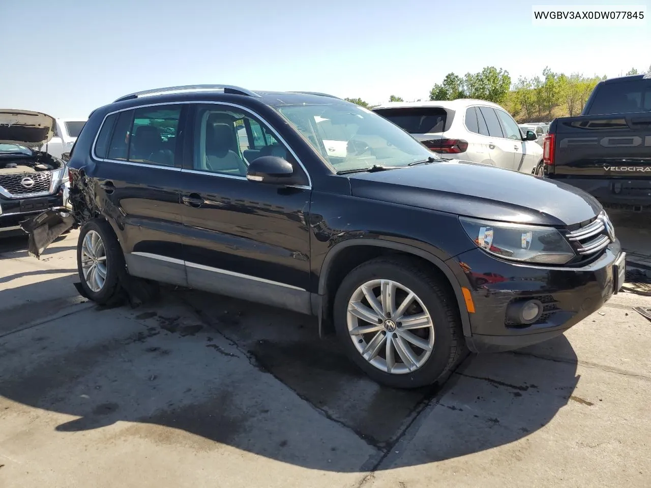 2013 Volkswagen Tiguan S VIN: WVGBV3AX0DW077845 Lot: 71371884