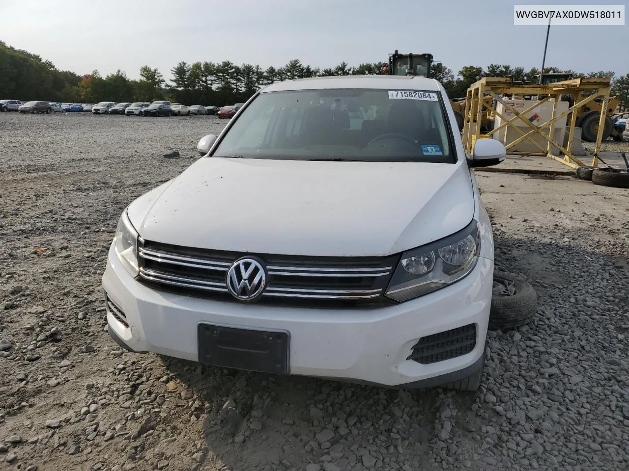 WVGBV7AX0DW518011 2013 Volkswagen Tiguan S