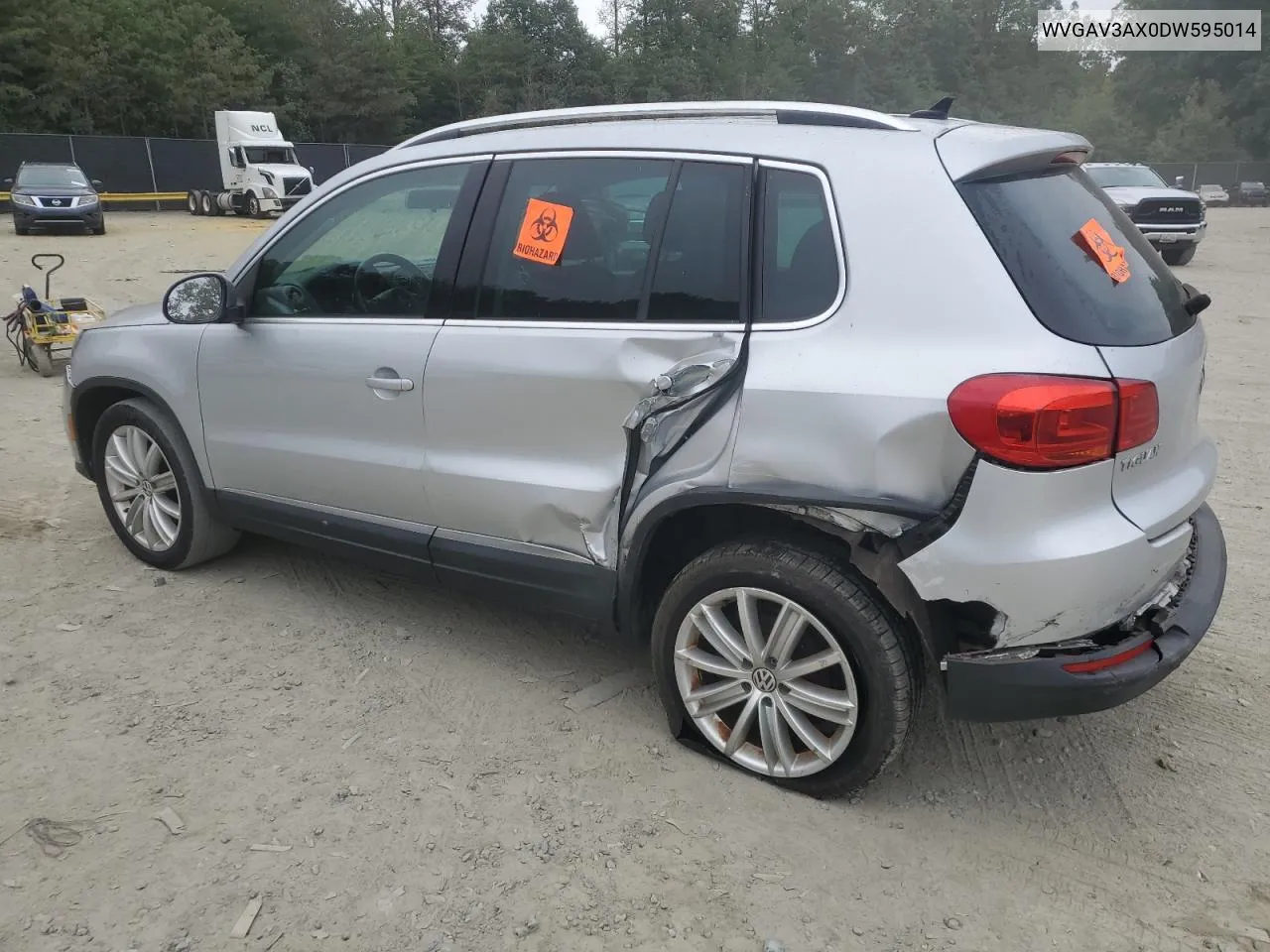 WVGAV3AX0DW595014 2013 Volkswagen Tiguan S