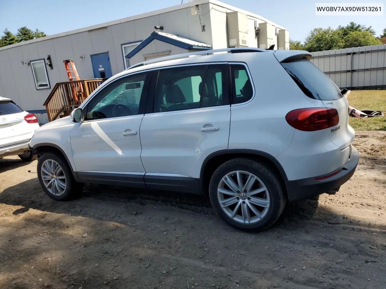 2013 Volkswagen Tiguan S VIN: WVGBV7AX9DW513261 Lot: 71807844