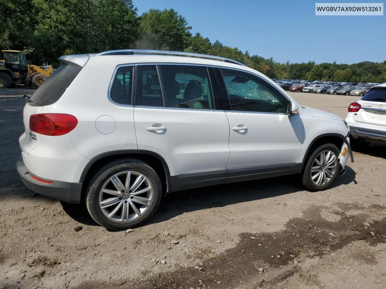 2013 Volkswagen Tiguan S VIN: WVGBV7AX9DW513261 Lot: 71807844