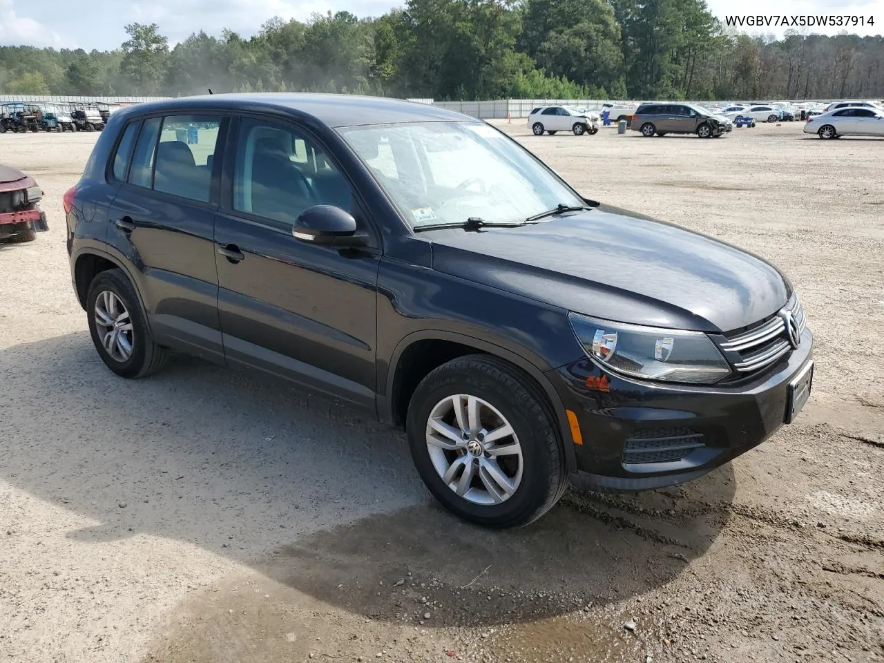 2013 Volkswagen Tiguan S VIN: WVGBV7AX5DW537914 Lot: 72034894