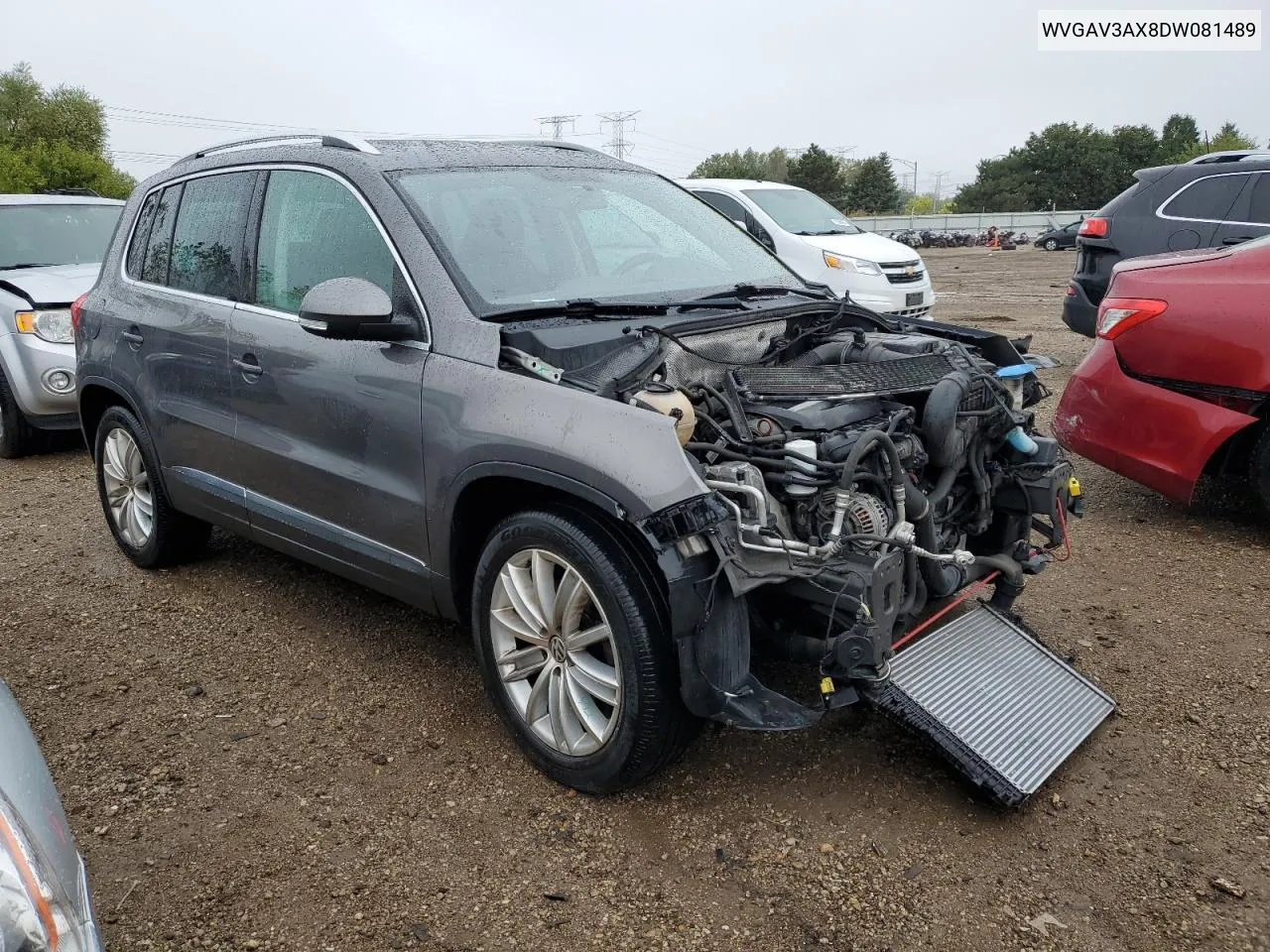 WVGAV3AX8DW081489 2013 Volkswagen Tiguan S