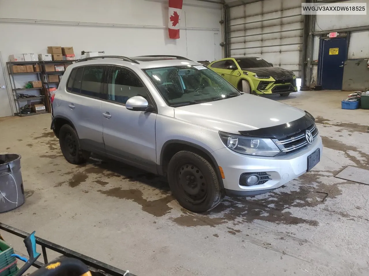 2013 Volkswagen Tiguan S VIN: WVGJV3AXXDW618525 Lot: 72577684