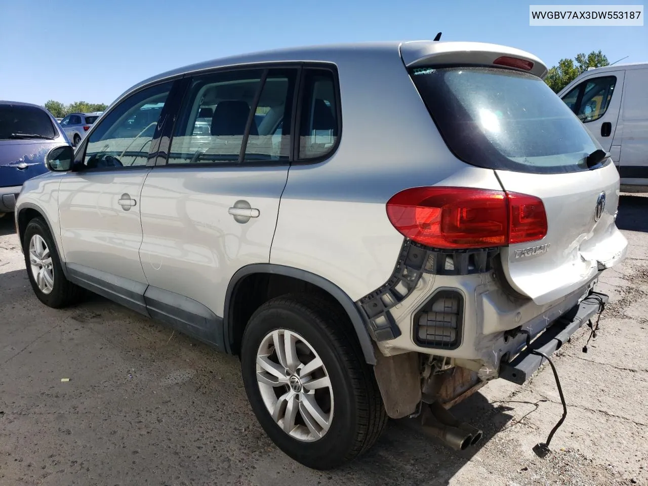 2013 Volkswagen Tiguan S VIN: WVGBV7AX3DW553187 Lot: 73037224