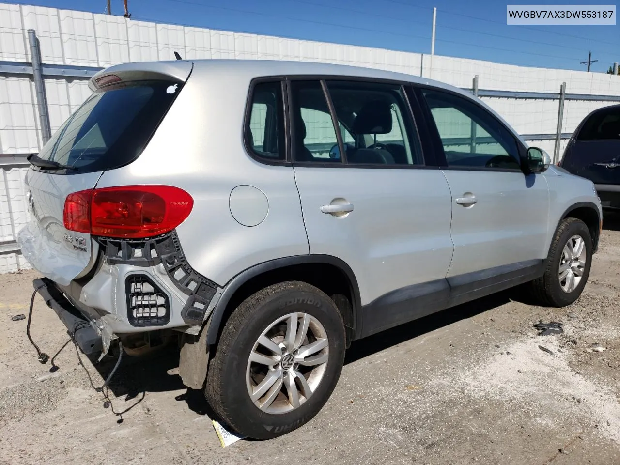 2013 Volkswagen Tiguan S VIN: WVGBV7AX3DW553187 Lot: 73037224