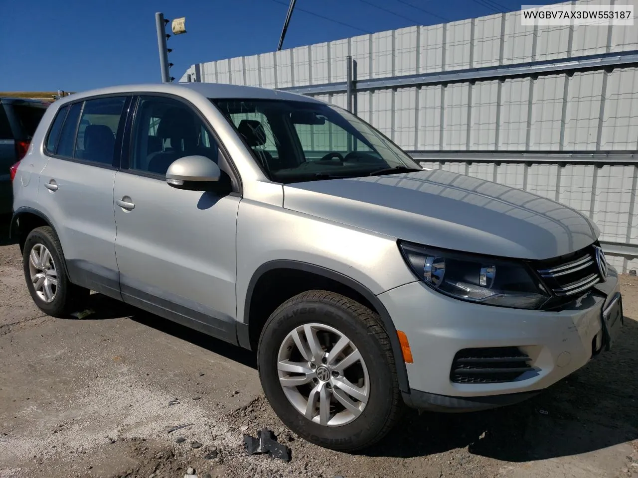 WVGBV7AX3DW553187 2013 Volkswagen Tiguan S