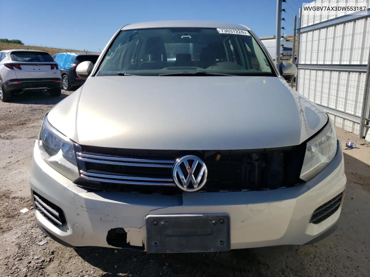 WVGBV7AX3DW553187 2013 Volkswagen Tiguan S