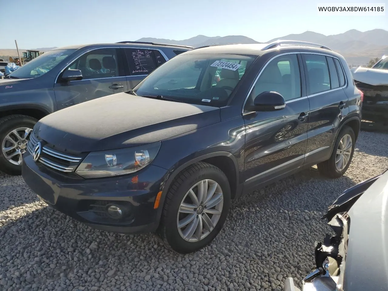 2013 Volkswagen Tiguan S VIN: WVGBV3AX8DW614185 Lot: 73124454