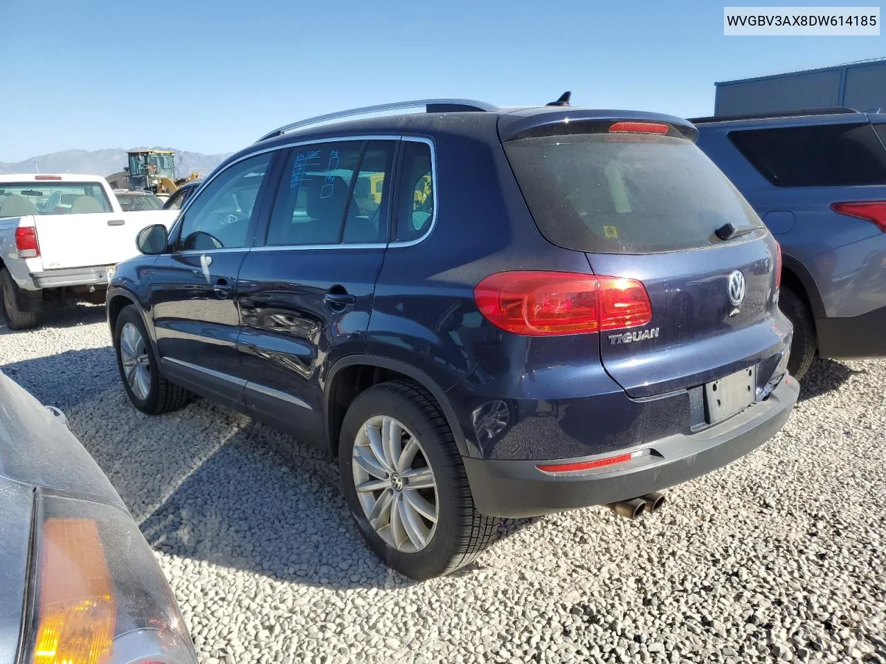 2013 Volkswagen Tiguan S VIN: WVGBV3AX8DW614185 Lot: 73124454