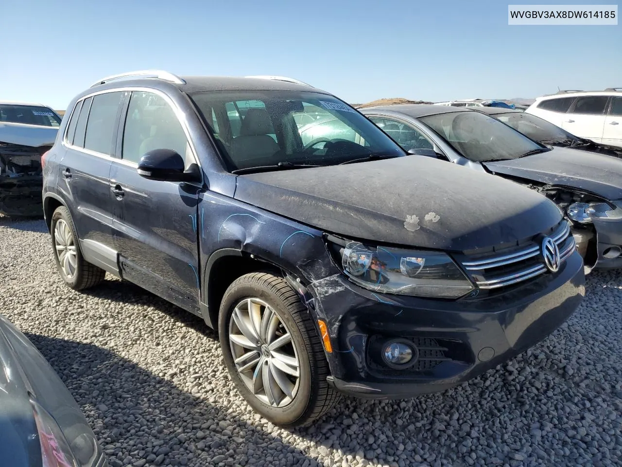 2013 Volkswagen Tiguan S VIN: WVGBV3AX8DW614185 Lot: 73124454