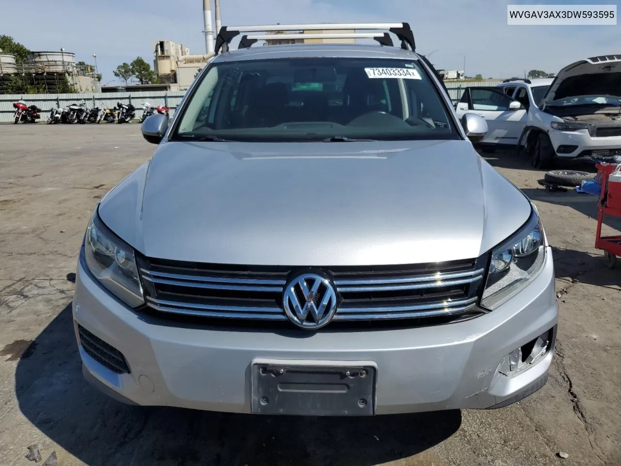 WVGAV3AX3DW593595 2013 Volkswagen Tiguan S