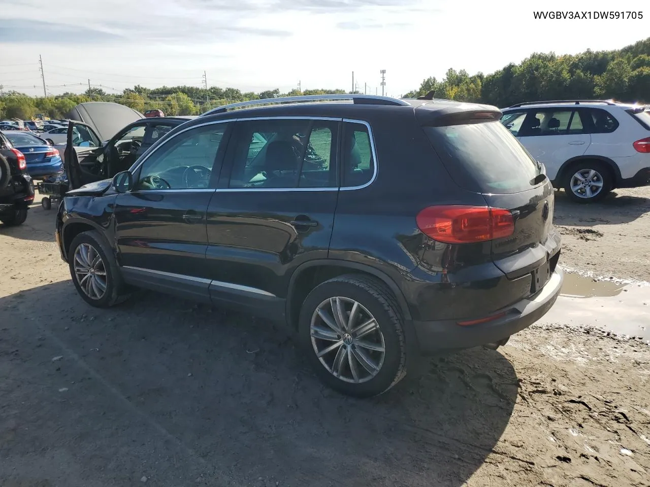 2013 Volkswagen Tiguan S VIN: WVGBV3AX1DW591705 Lot: 73468304