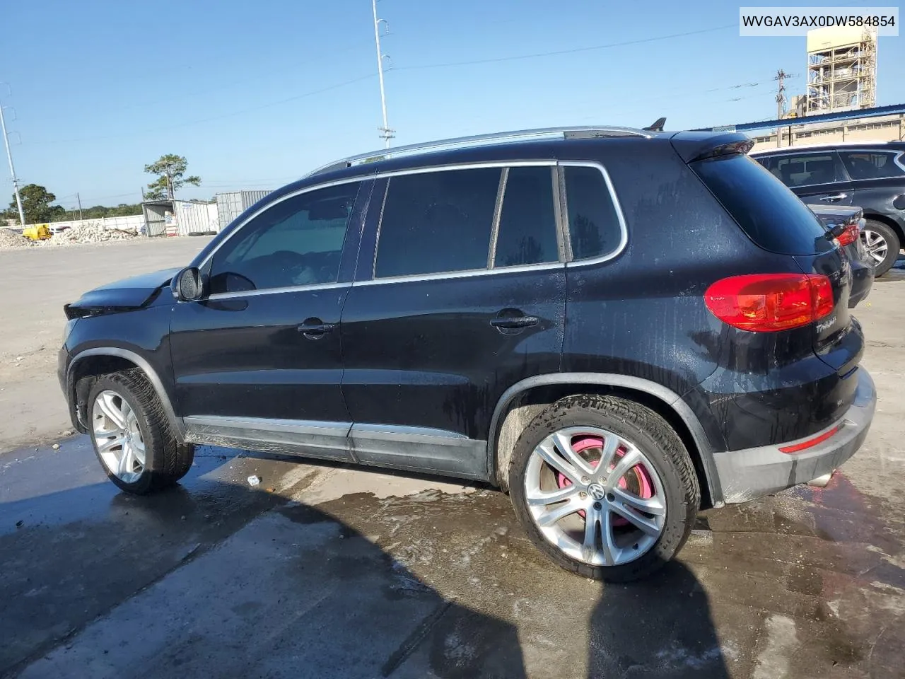 2013 Volkswagen Tiguan S VIN: WVGAV3AX0DW584854 Lot: 73828954