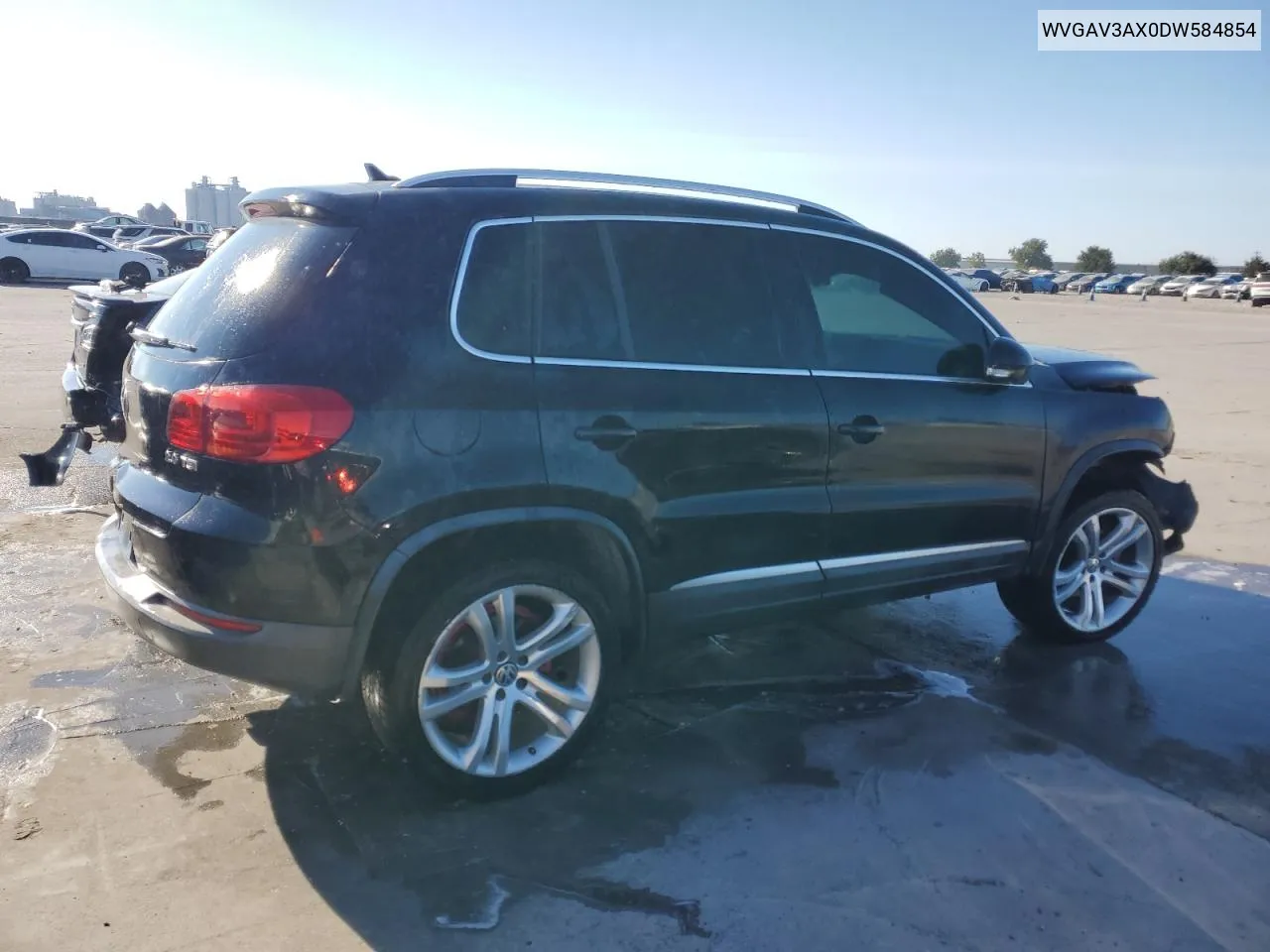 2013 Volkswagen Tiguan S VIN: WVGAV3AX0DW584854 Lot: 73828954