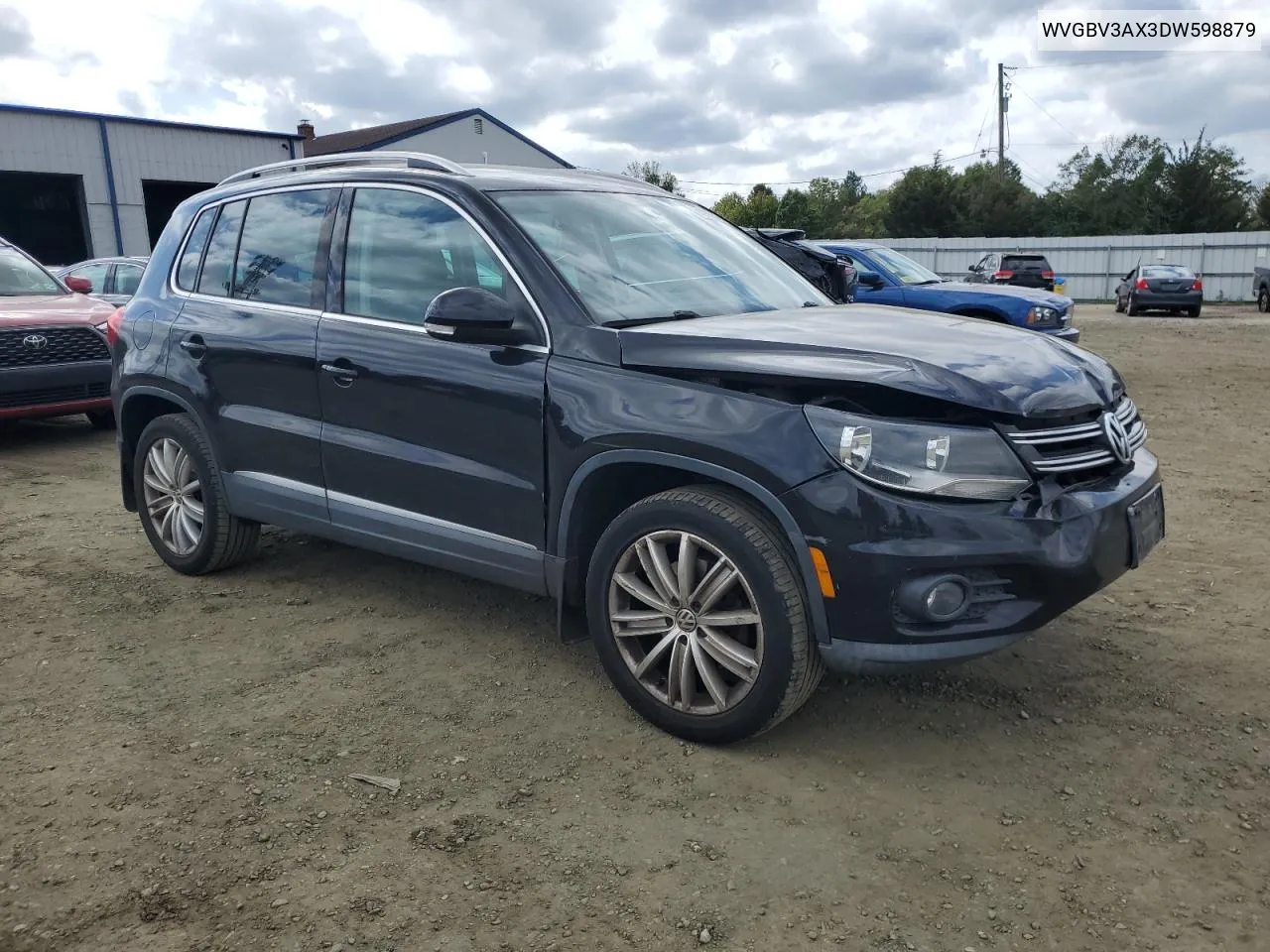 2013 Volkswagen Tiguan S VIN: WVGBV3AX3DW598879 Lot: 74268844