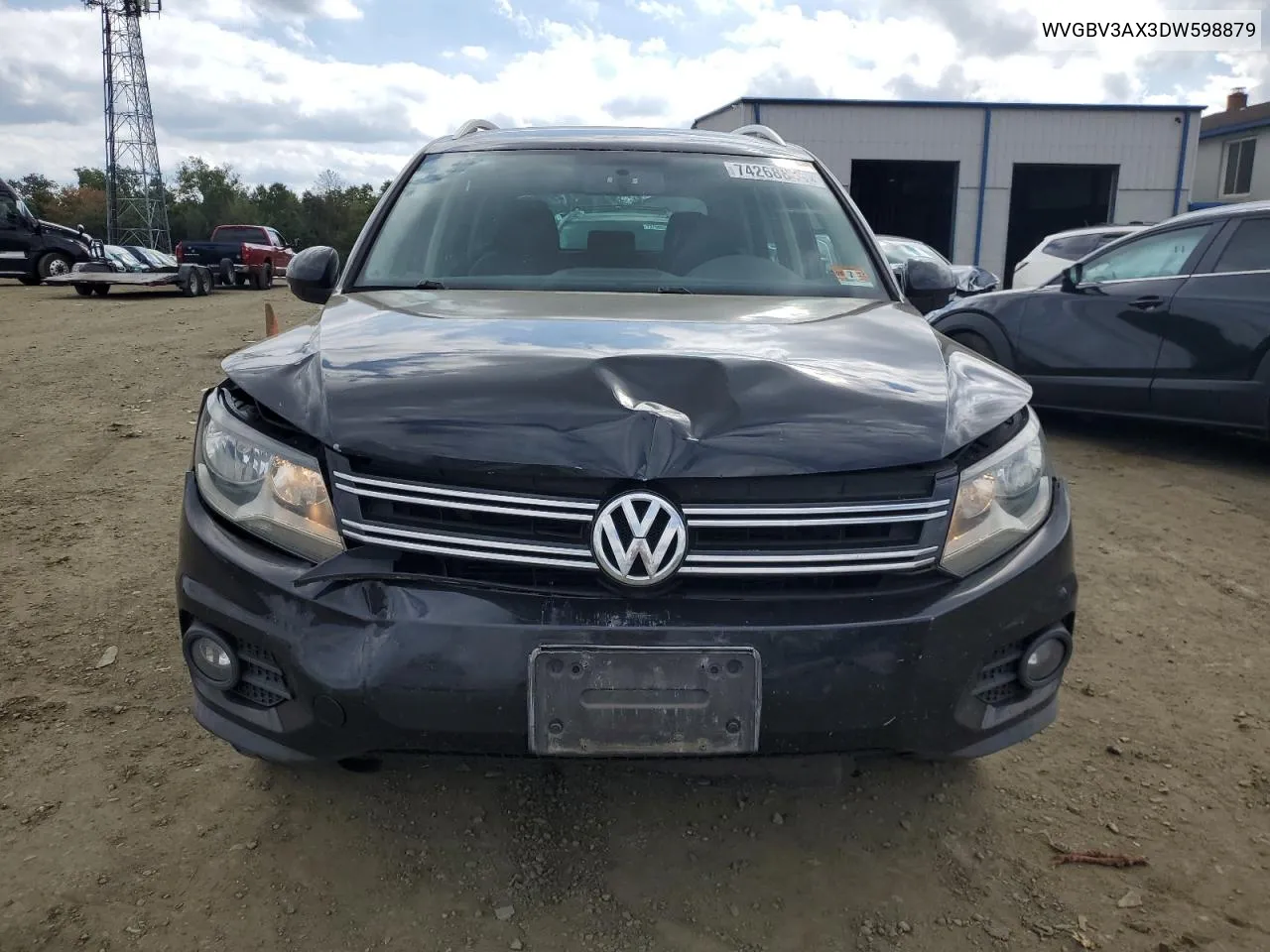 2013 Volkswagen Tiguan S VIN: WVGBV3AX3DW598879 Lot: 74268844