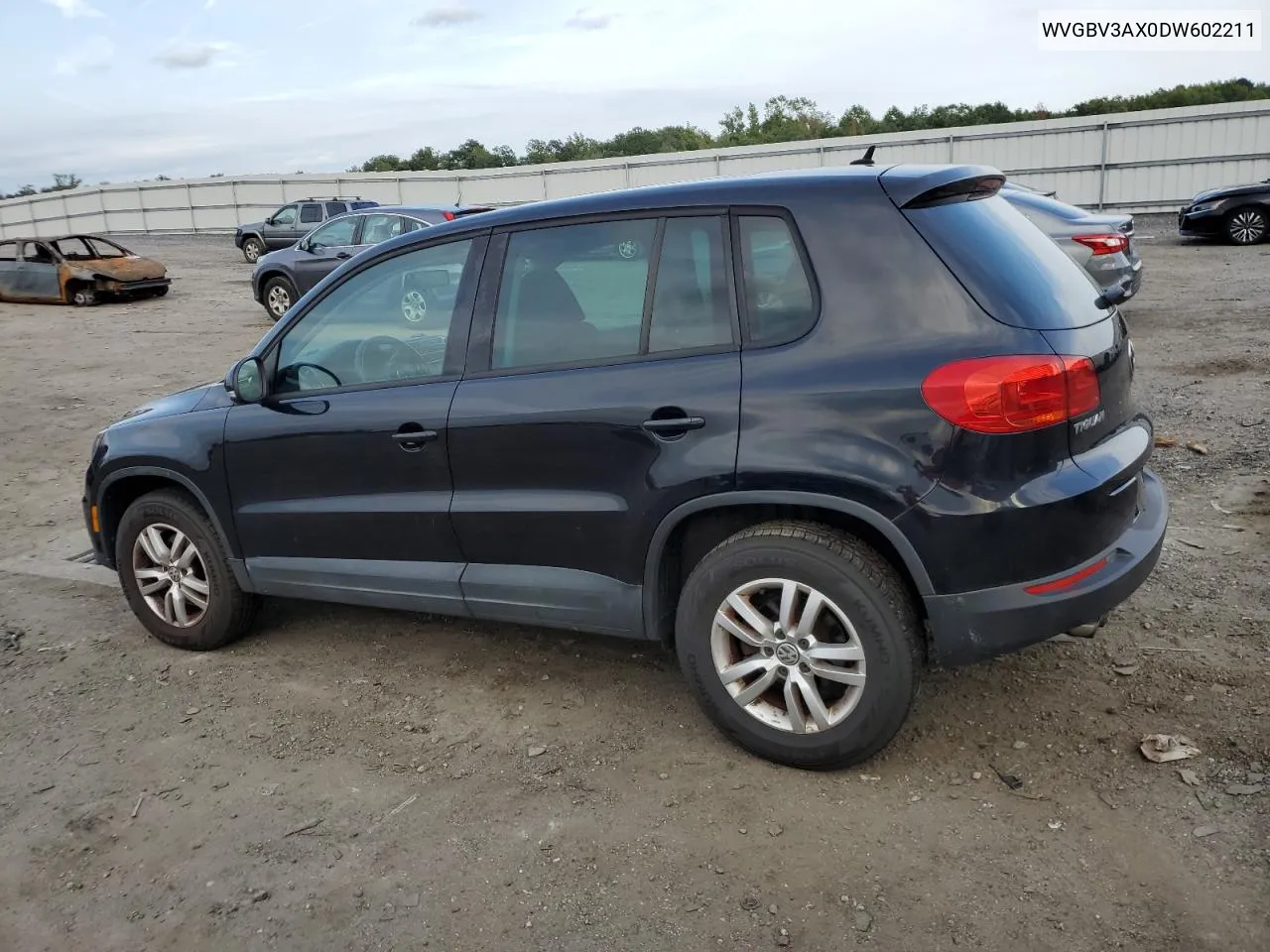 2013 Volkswagen Tiguan S VIN: WVGBV3AX0DW602211 Lot: 74593024