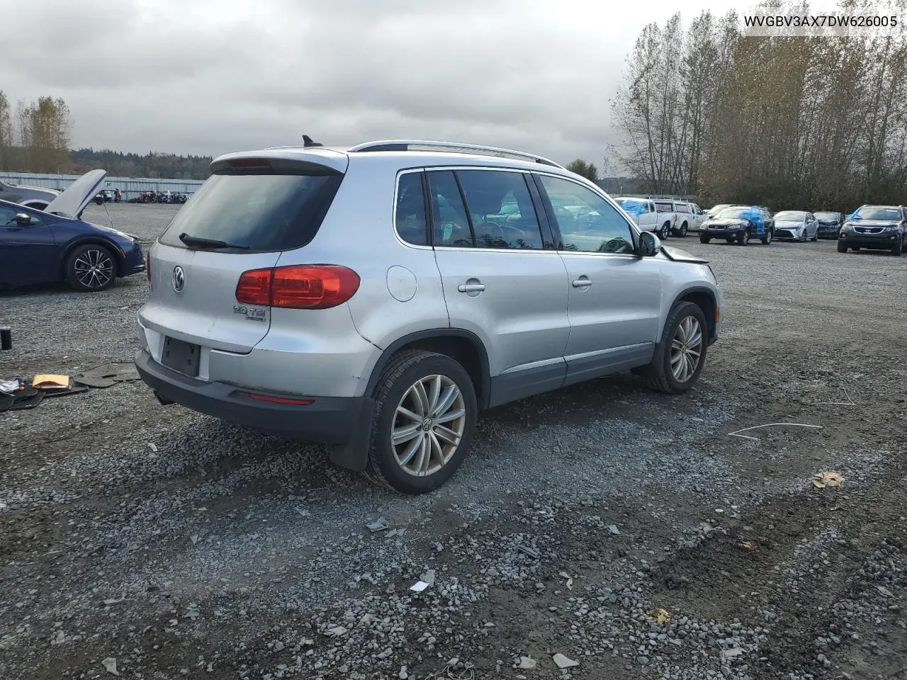 2013 Volkswagen Tiguan S VIN: WVGBV3AX7DW626005 Lot: 75278034